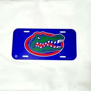 UF Gators plastic license plate